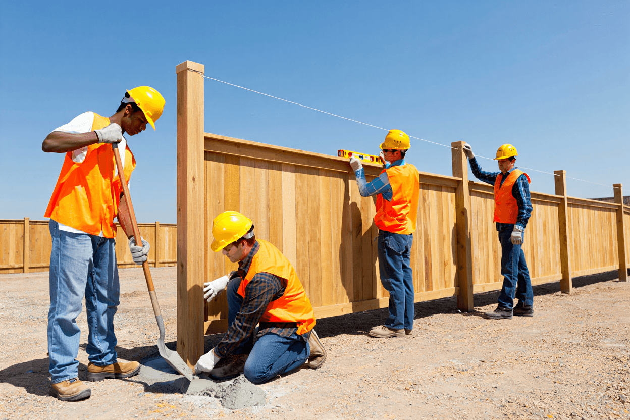 Residential fencing project
