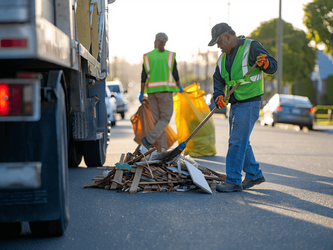 Office supply and e‑waste disposal organized for recycling in Marin County